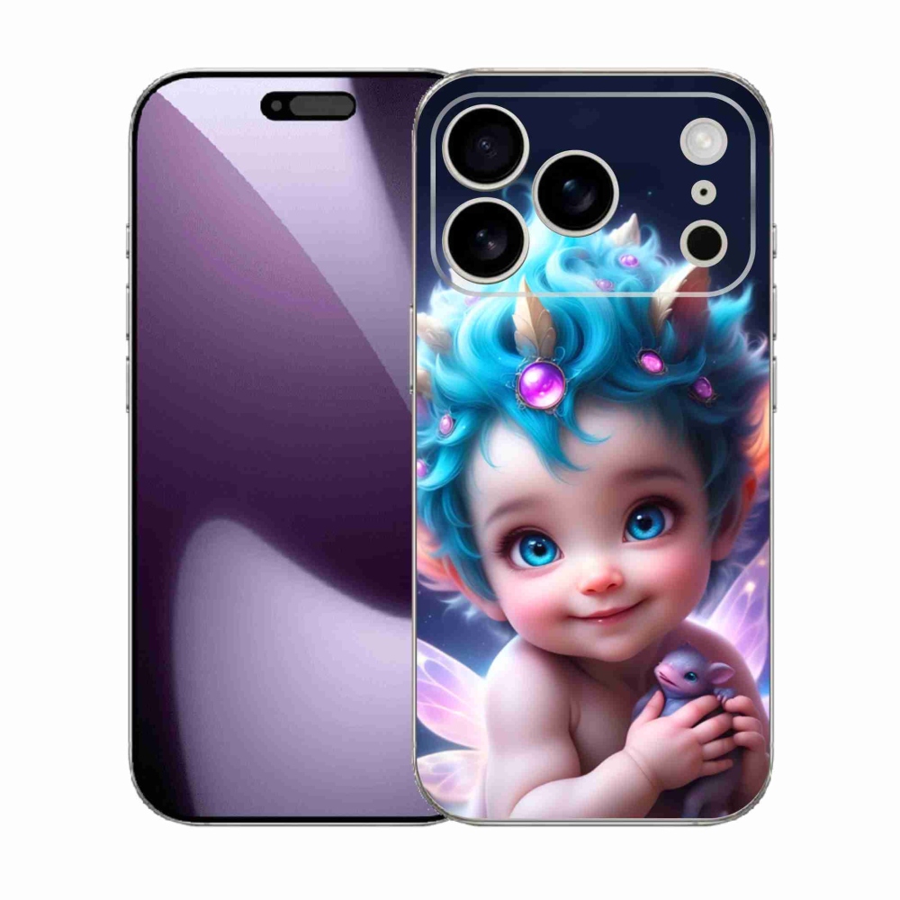 Gél borítás mmCase iPhone 17 Pro készülékhez - baba pillangószárnyakkal