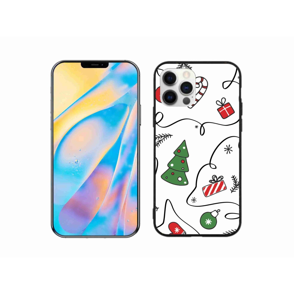 Gél borítás mmCase iPhone 12 készülékhez - karácsonyi motívumok