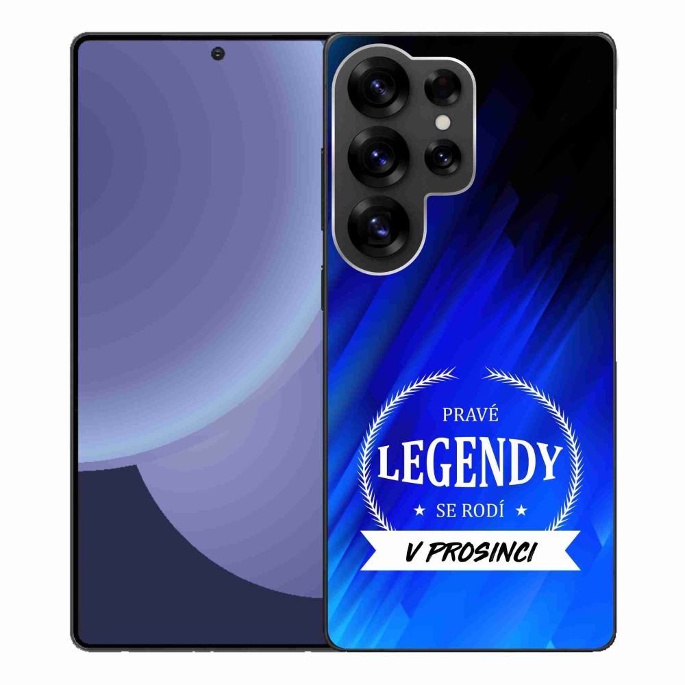 Gél borítás mmCase Samsung Galaxy S25 Ultra - December legendái kék háttérrel