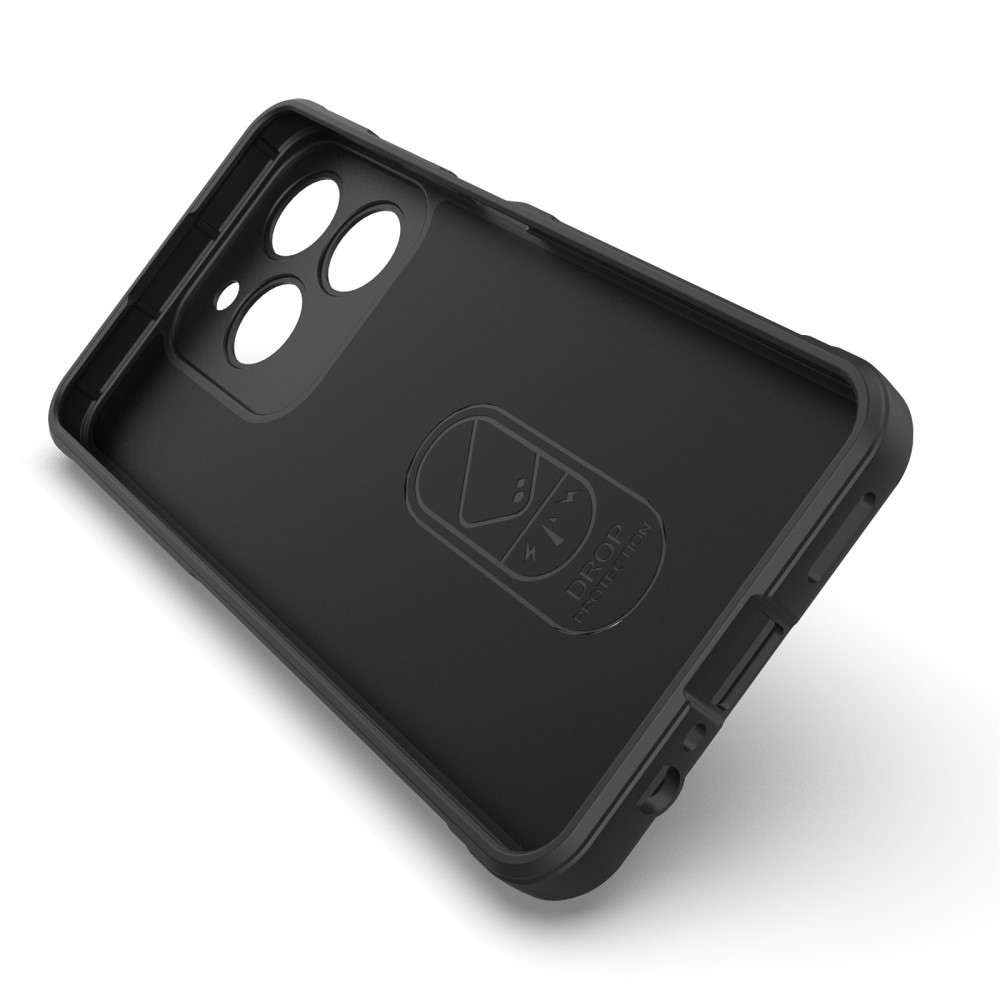 Rugg tartós zselés tok a Realme C61 készülékhez - fekete