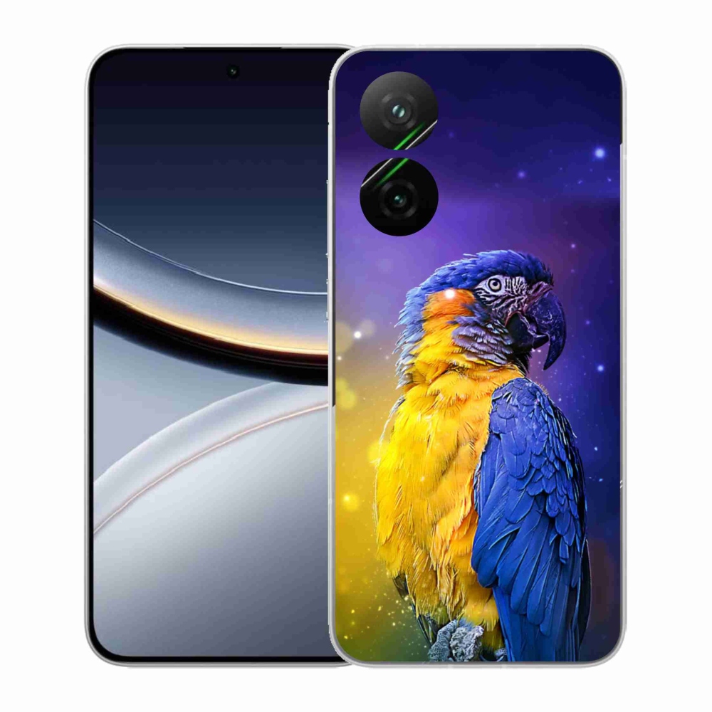 Gél borítás mmCase a Xiaomi Poco F7 5G-hez - papagáj ara 1