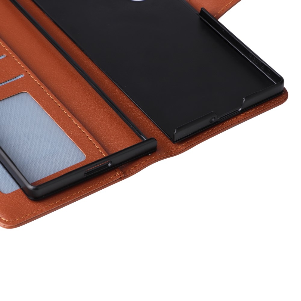 Tárcás könyvtáska Samsung Galaxy Z Fold6 5G - barna