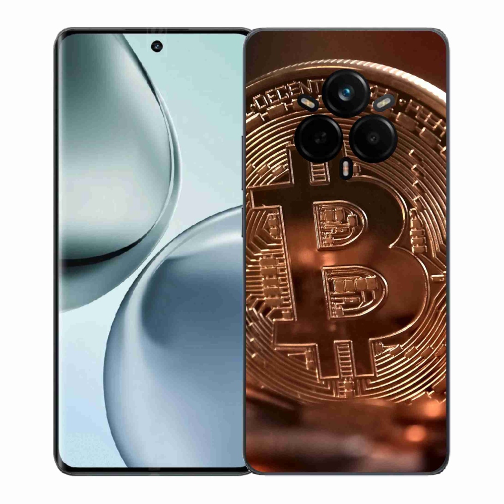 Gél borítás mmCase a Realme 14 Pro 5G számára - bitcoin