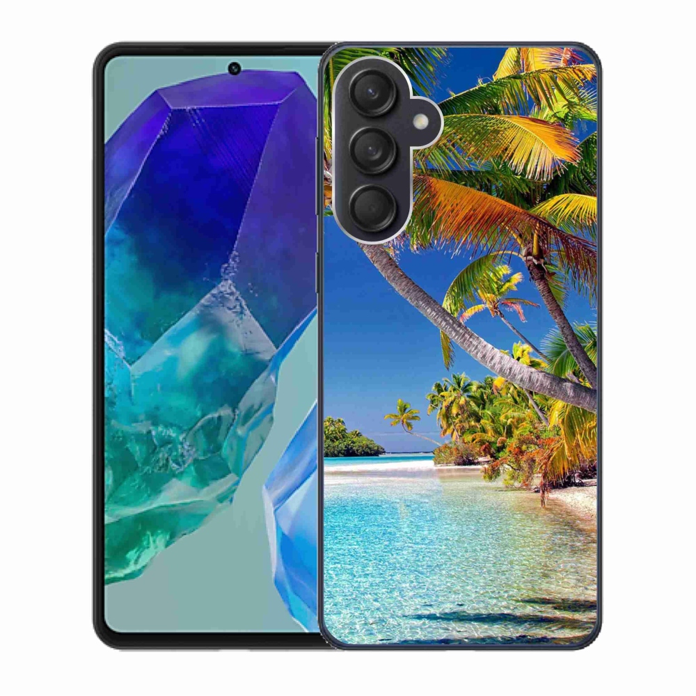Gél tok mmCase a Samsung Galaxy M55 5G készülékhez - tengerparton