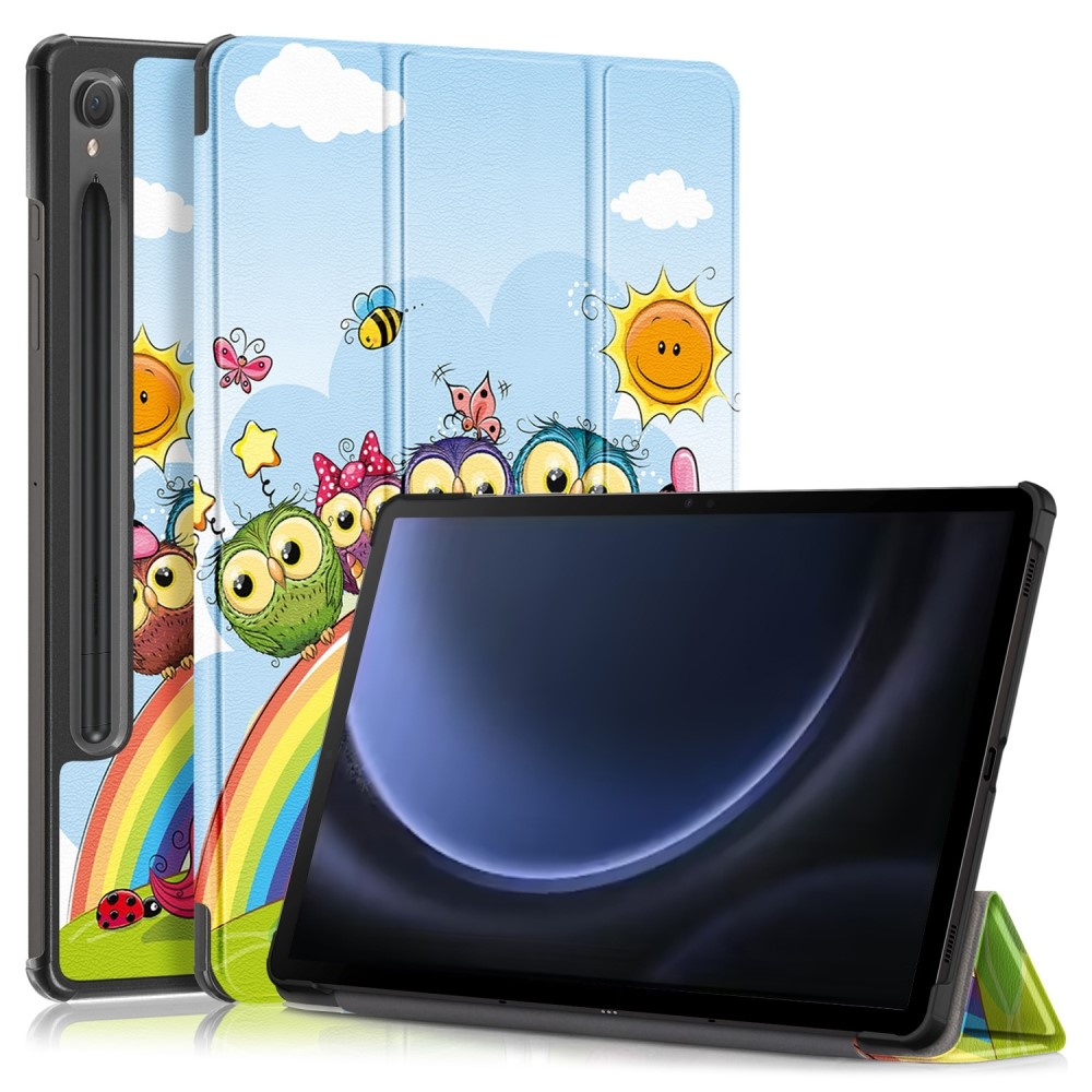 Nyomtatás intelligens záró tok Samsung Galaxy Tab S9 FE/Tab S10 FE - állatokhoz