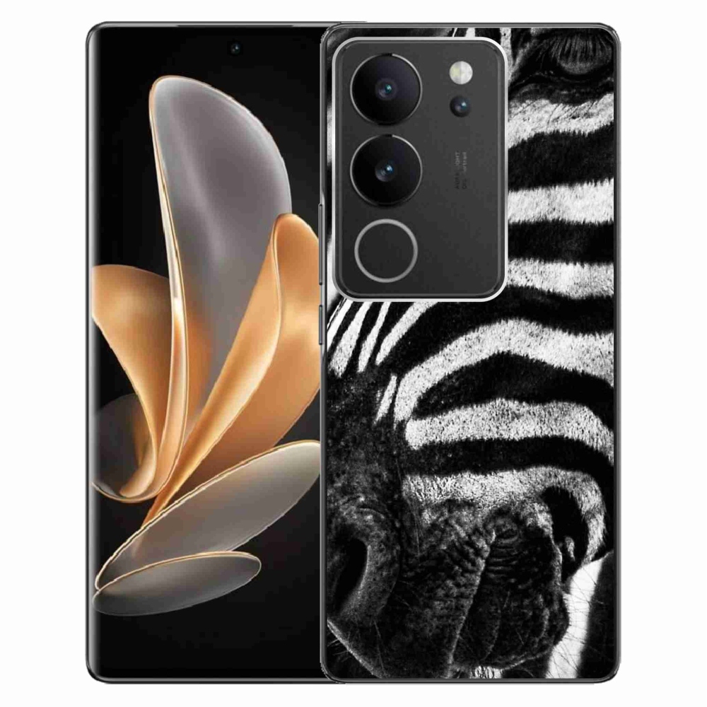 Zselés borítás mmCase a Vivo V29 5G készülékhez - zebra