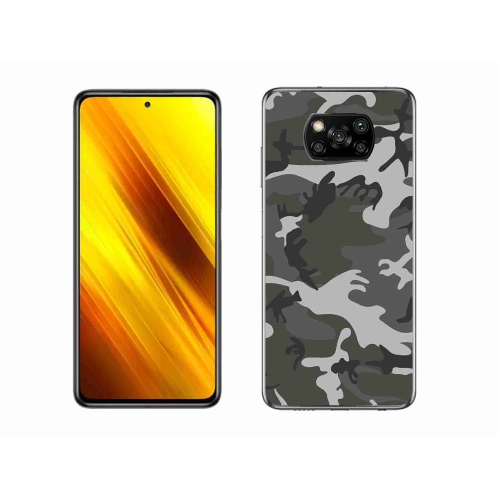 Gél borítás mmCase a Xiaomi Poco X3 Pro számára - terepszínű minta