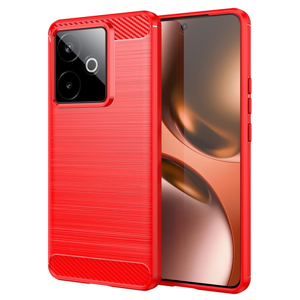 Szénálló zselés tok a Realme GT 7 5G/GT 7T 5G készülékhez - piros