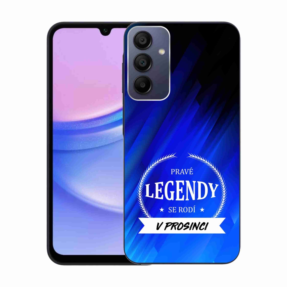 Gél borítás mmCase Samsung Galaxy A15 4G/5G - Legendák decemberben kék háttérrel