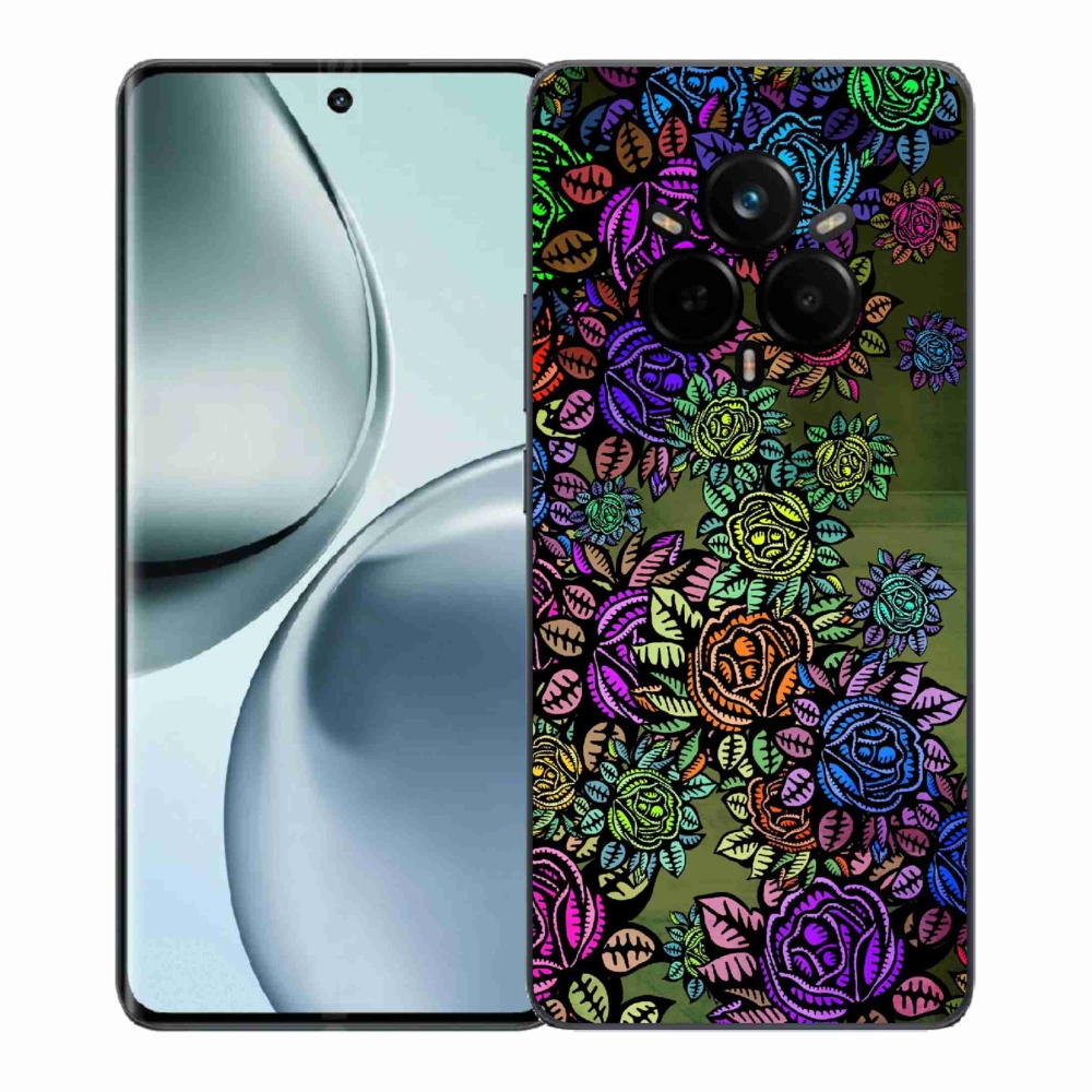 Gél borítás mmCase a Realme 14 Pro+ 5G számára - virágok 6