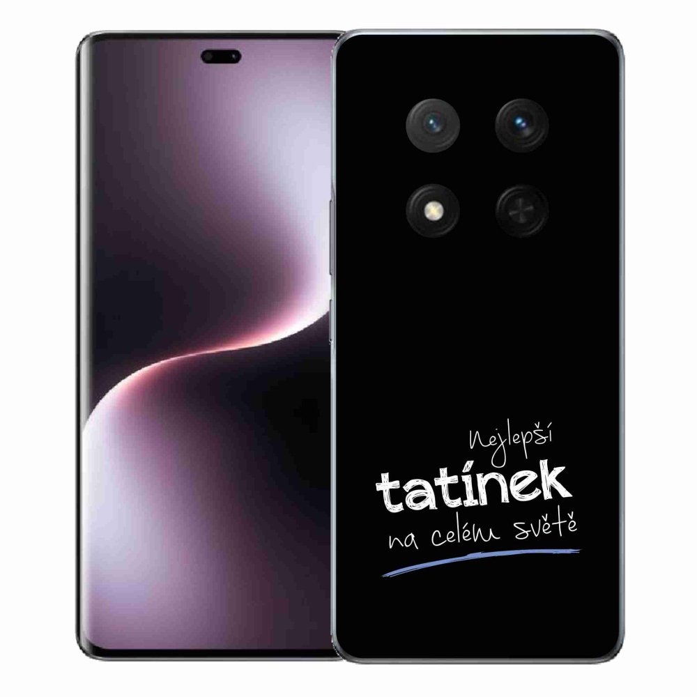 Gél borítás mmCase a Honor Magic 7 Lite 5G-n - Best Daddy 4 fekete háttérrel
