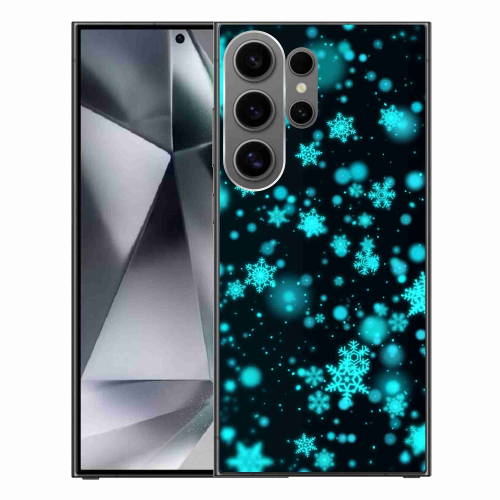 Gél védőhuzat mmCase Samsung Galaxy S24 Ultra - hópelyhek 1