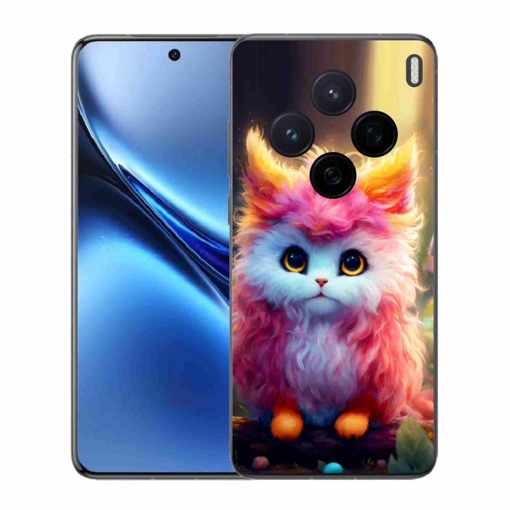 Gél borító mmCase a Vivo X200 5G készülékhez - aranyos cica 5