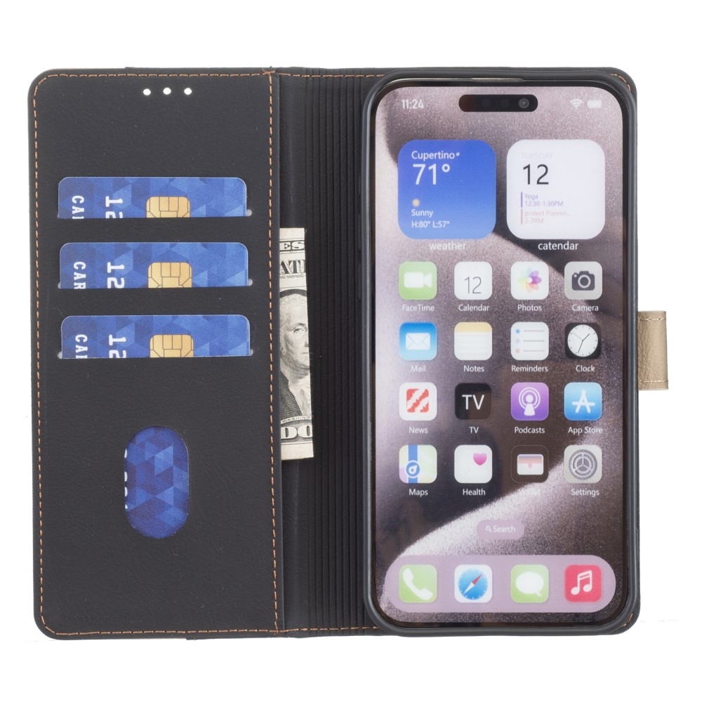 BNF DUO könyvtáska Xiaomi Redmi Note 14 Pro-hoz - fekete