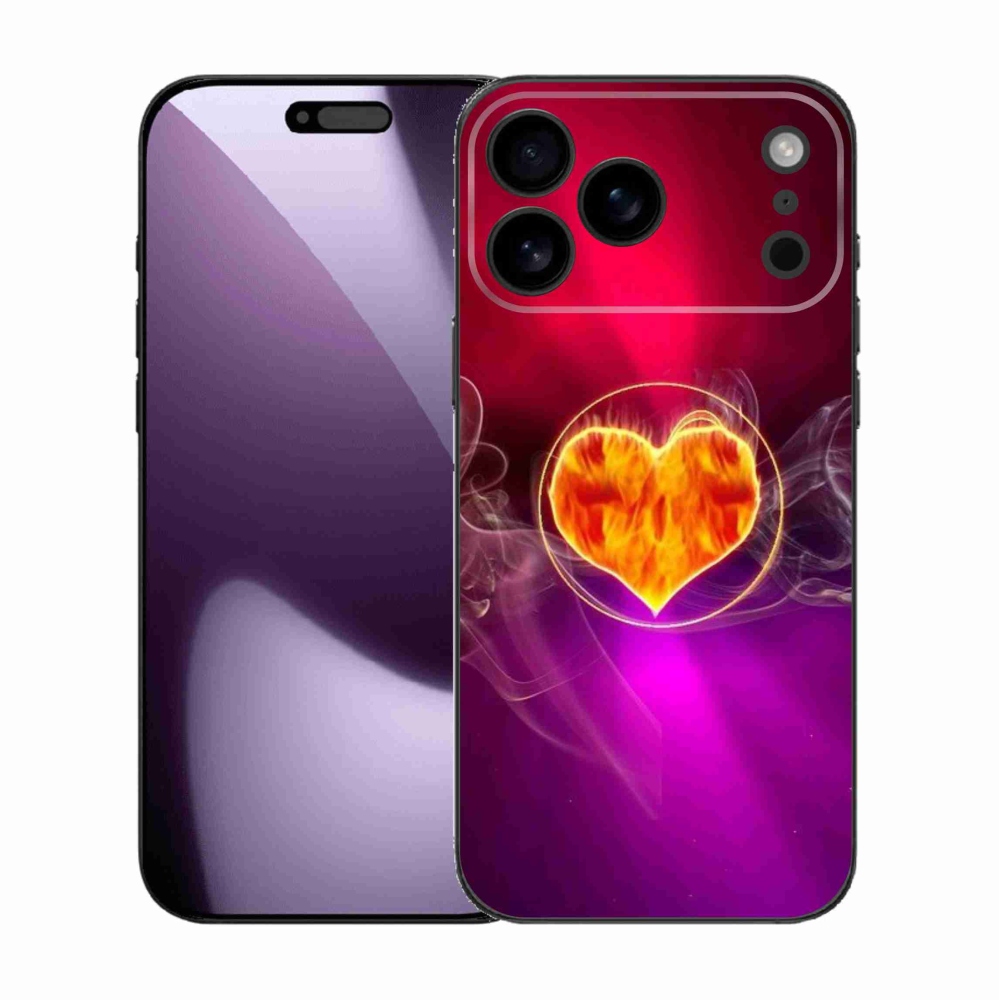 Gél borítás mmCase iPhone 17 Pro Max készülékhez - Tűz szíve