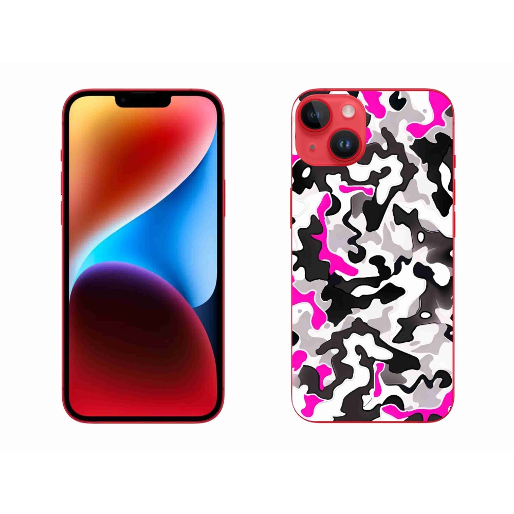 Zselés borítás mmCase iPhone 14 Plus készülékhez - terepszínű minta 5