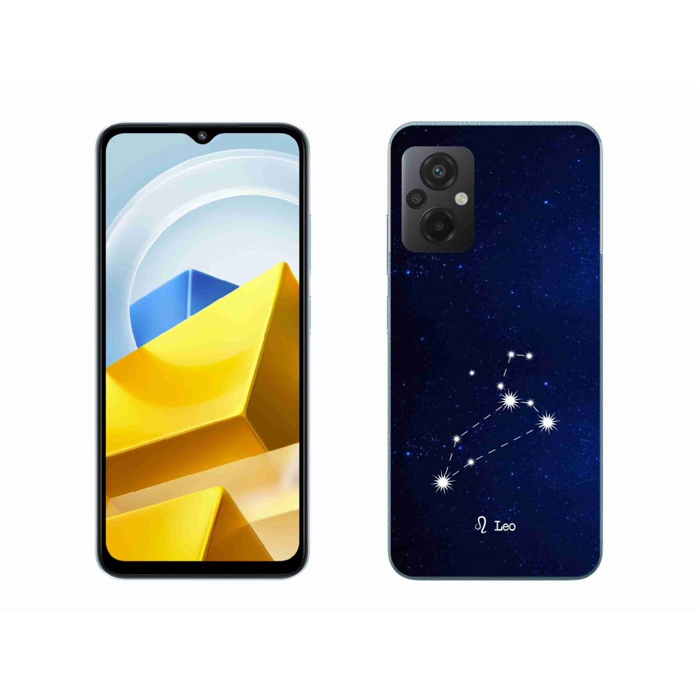 Gél borítás mmCase a Xiaomi Poco M5 4G-hez - Lion konstelláció