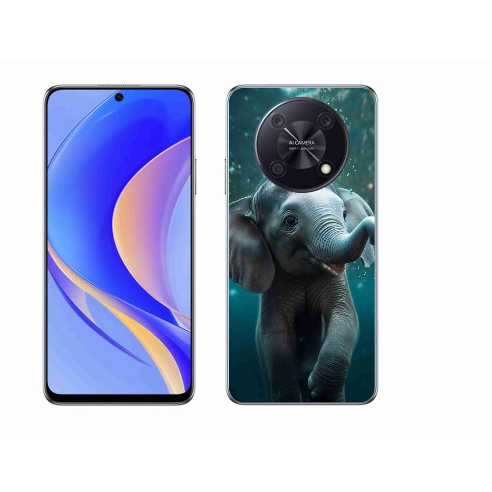 Gél borítás mmCase a Huawei Nova Y90 készülékhez - elefánt a víz alatt