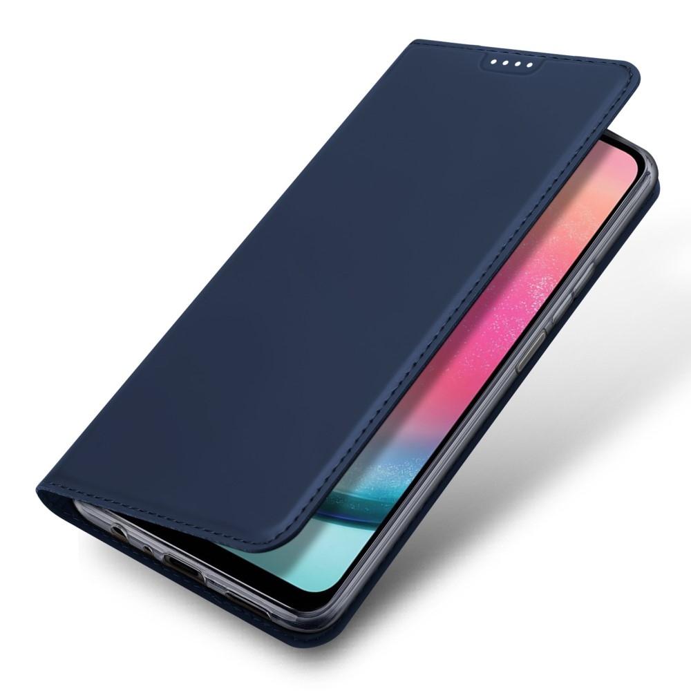 DUX könyvtáska Samsung Galaxy A25 5G - sötétkék színben