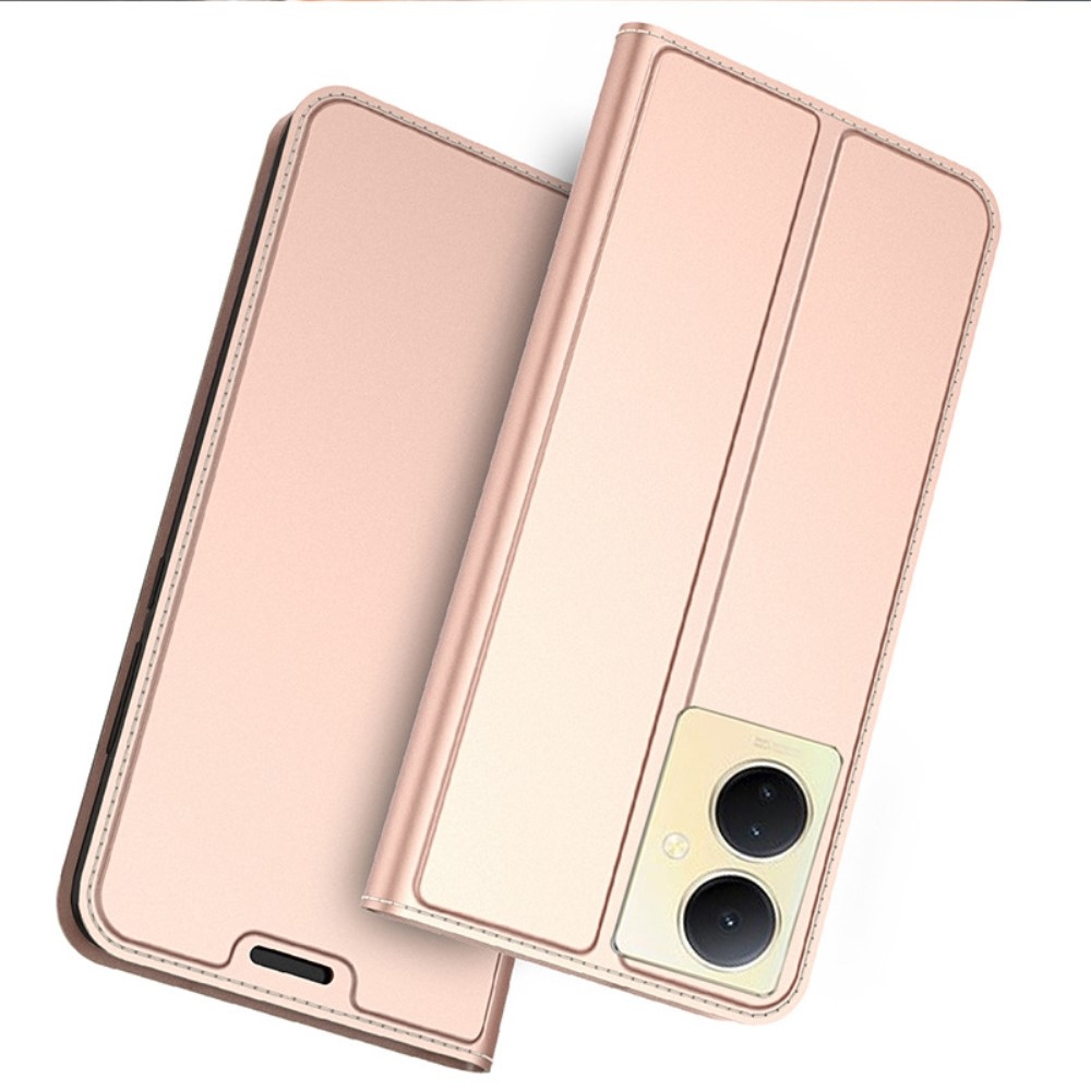 DUX könyv tok a Vivo V29 Lite 5G-hez - rózsaarany
