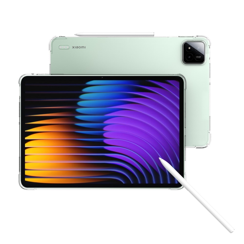 Átlátszó zselés tok megerősített sarkokkal Xiaomi Pad 7/7 Pro készülékhez - átlátszó