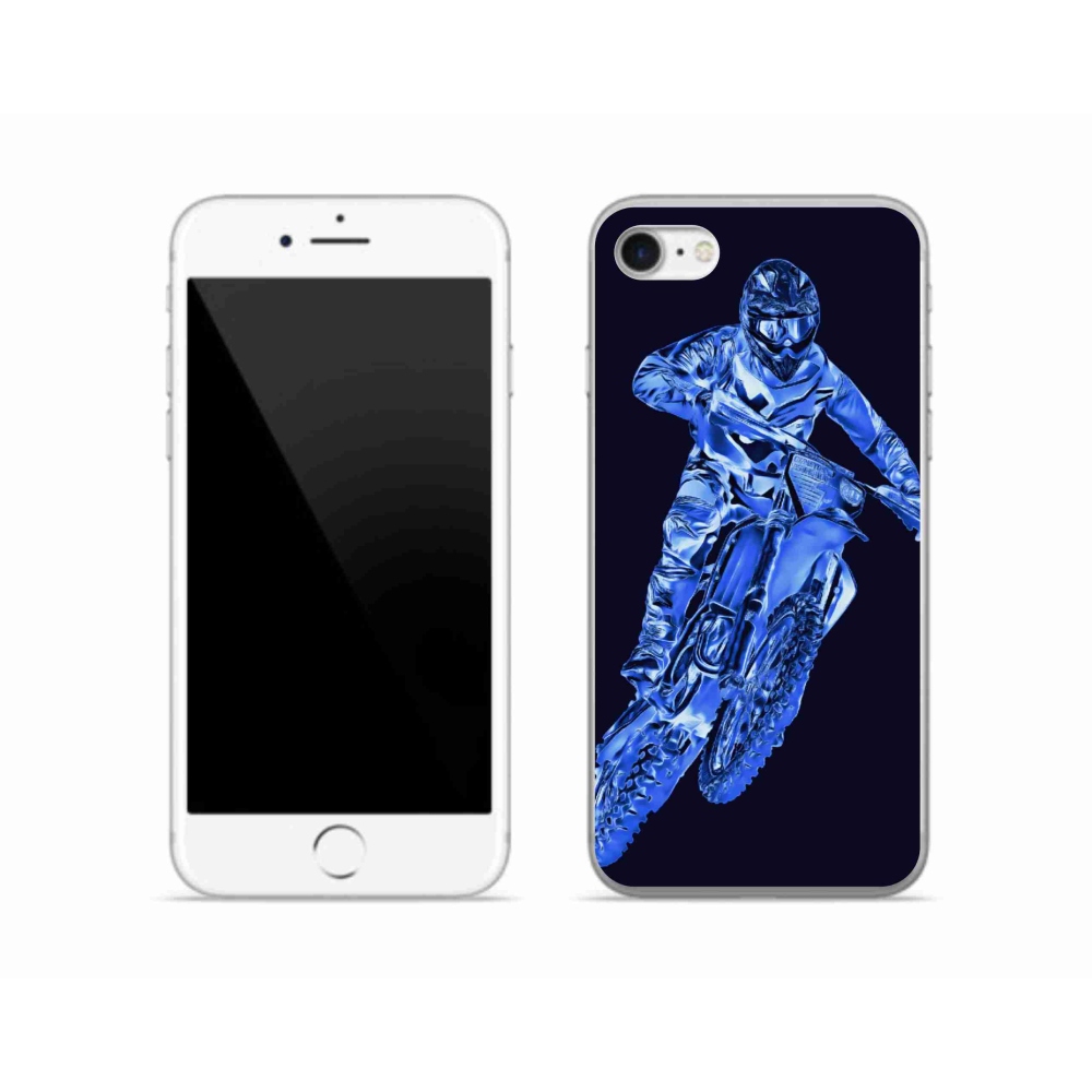 Zselés borítás mmCase iPhone SE (2022) - motocross 1