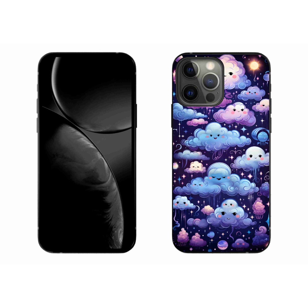 Zselés borítás mmCase iPhone 13 Pro Max készülékhez - felhők