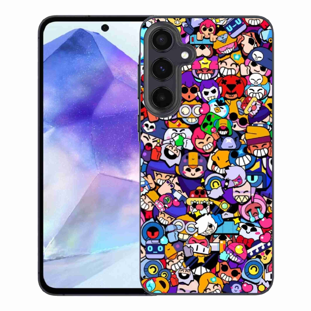 Zselés borítás mmCase Samsung Galaxy A55 5G - verekedős csillagok 2