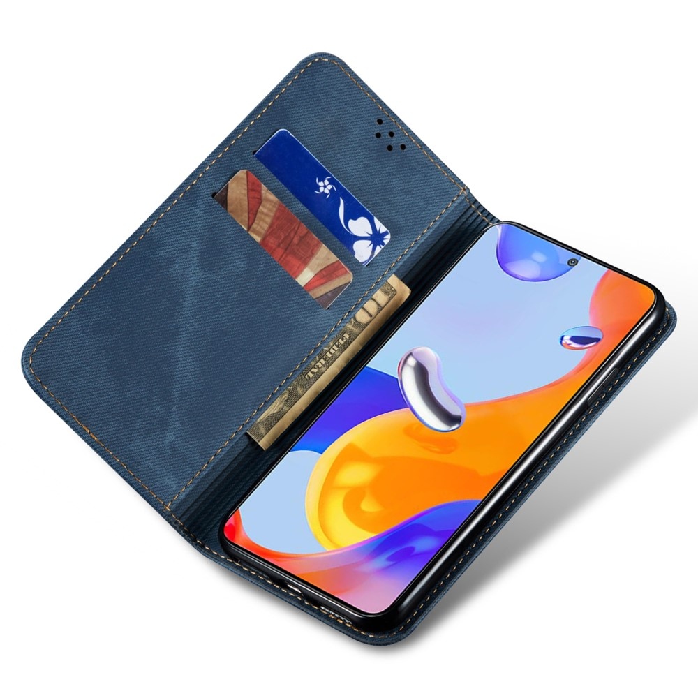 Jeanse könyvtáska Xiaomi 15 Ultra - kék