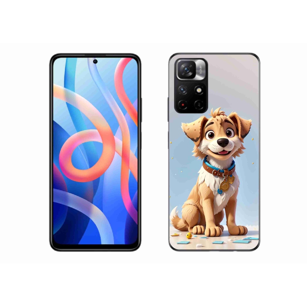 Gél borító mmCase a Xiaomi Redmi Note 11S 5G számára - rajzfilm kölyökkutya