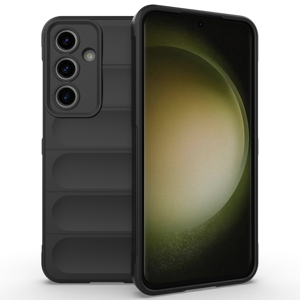 Rugg tartós zselés tok Samsung Galaxy S24 FE készülékhez - fekete