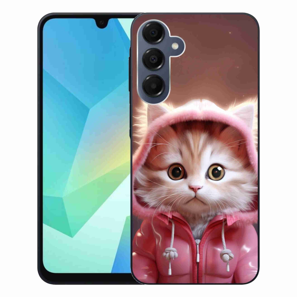 Gél borítás mmCase Samsung Galaxy A16 4G/5G - aranyos cica 3