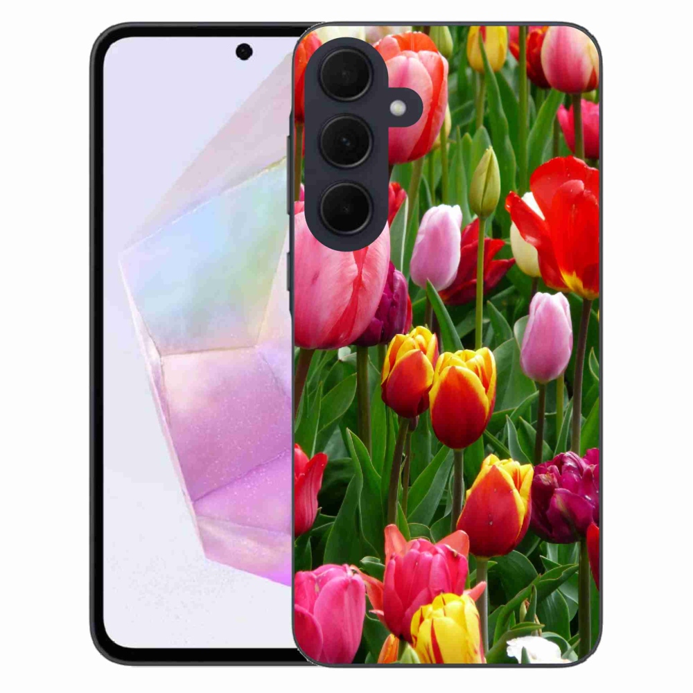 Zselés borítás mmCase Samsung Galaxy A35 5G - tulipánok