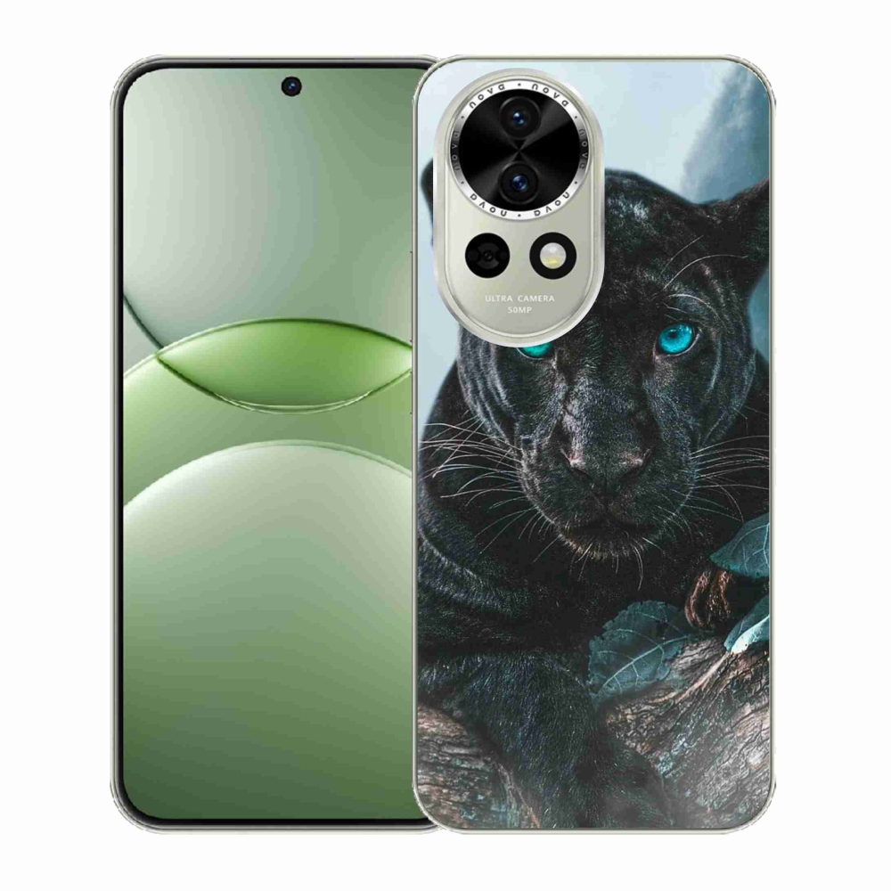 Gél borítás mmCase a Huawei Nova 13 5G-hez - fekete párduc