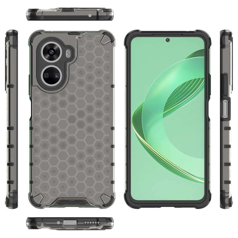 Mézédes tartós borító Huawei Nova 12 SE-hez - fekete