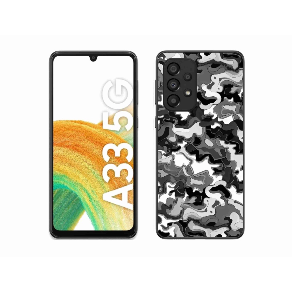 Zselés borítás mmCase Samsung Galaxy A33 5G - terepszínű mintázat 3