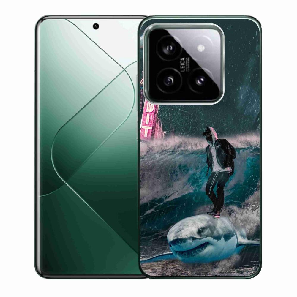 Gél borítás mmCase a Xiaomi 14 - cápa számára