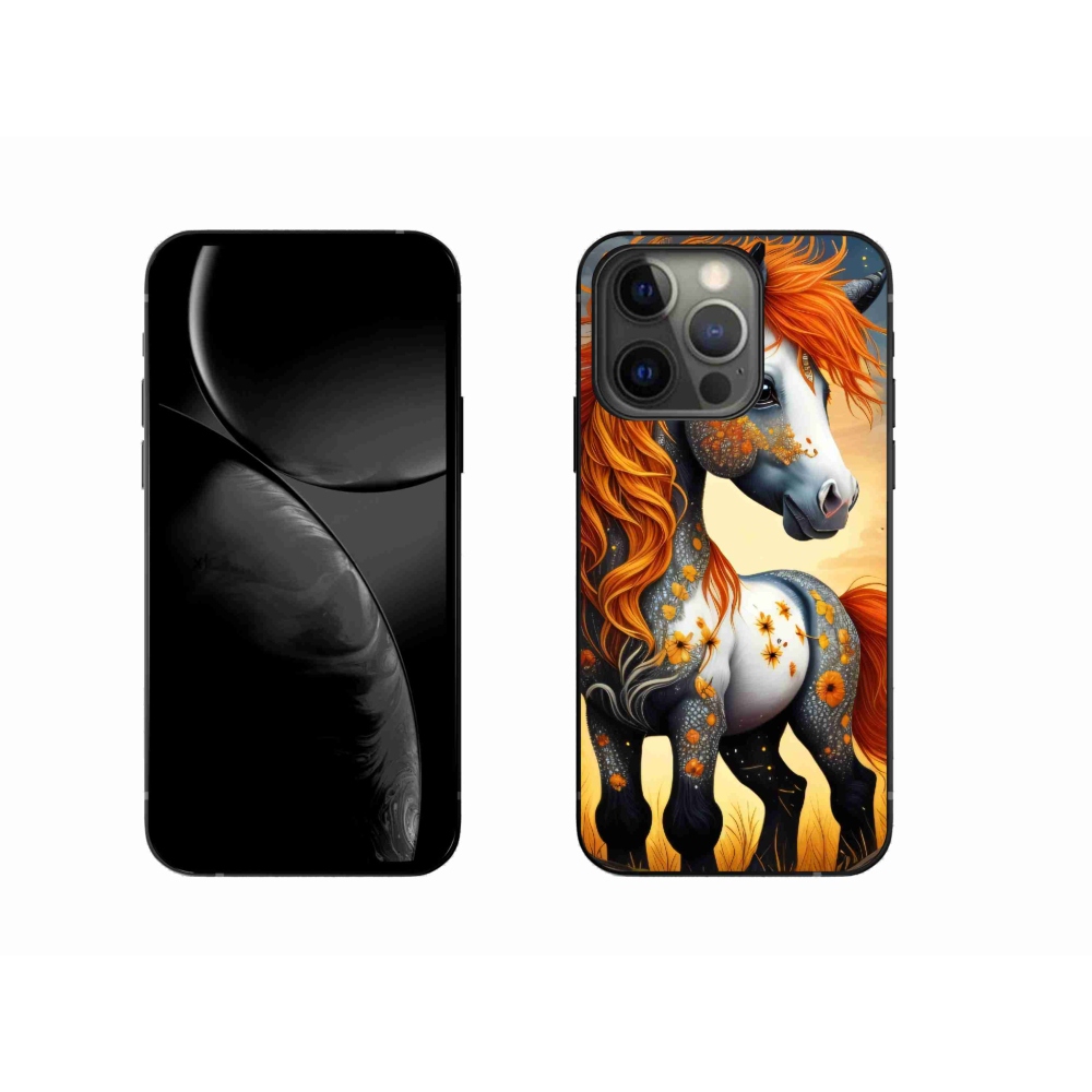 Zselés borítás mmCase iPhone 13 Pro készülékhez - színes póni