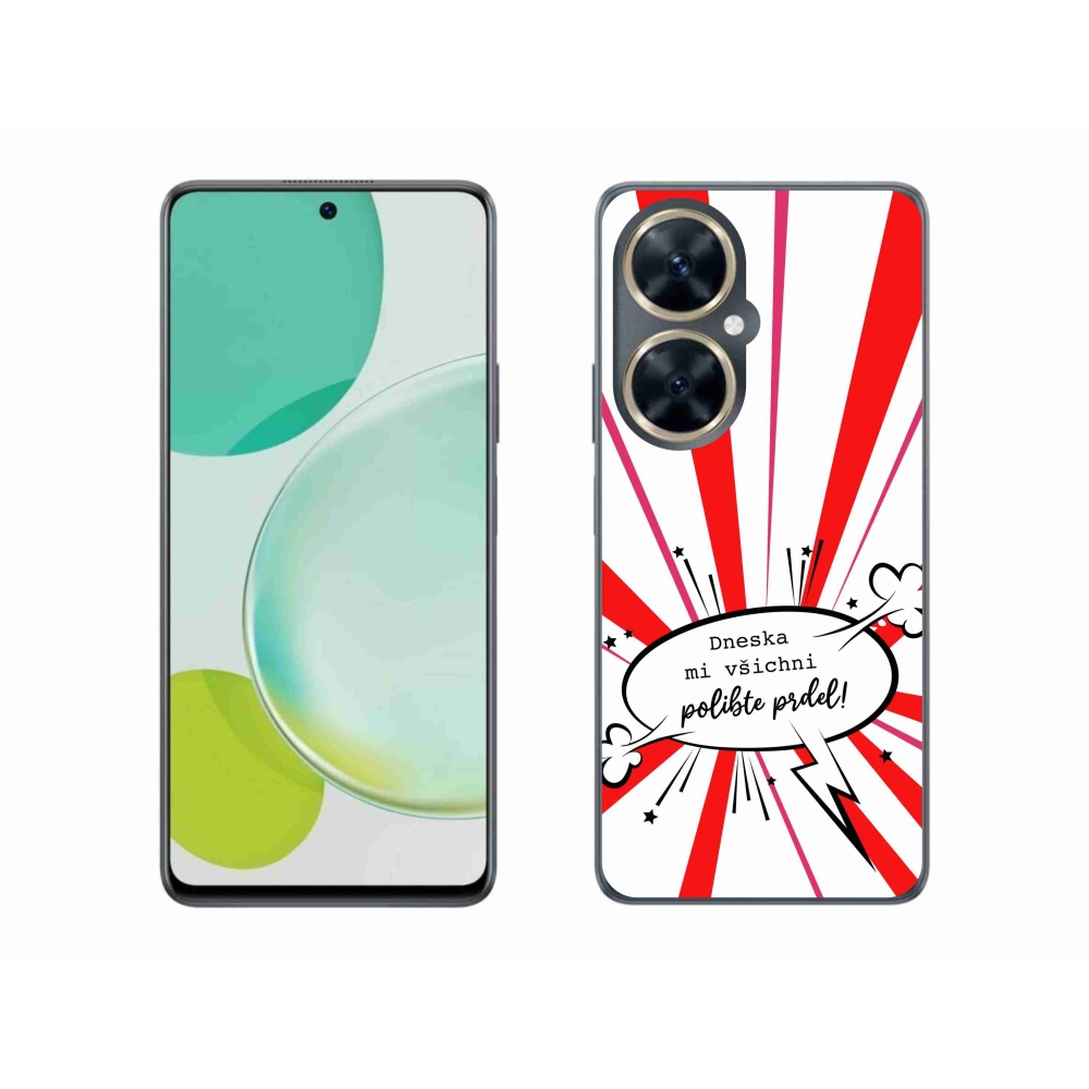 Gél borító mmCase a Huawei Nova 11i készülékhez - vicces szöveg 15 fehér háttérrel