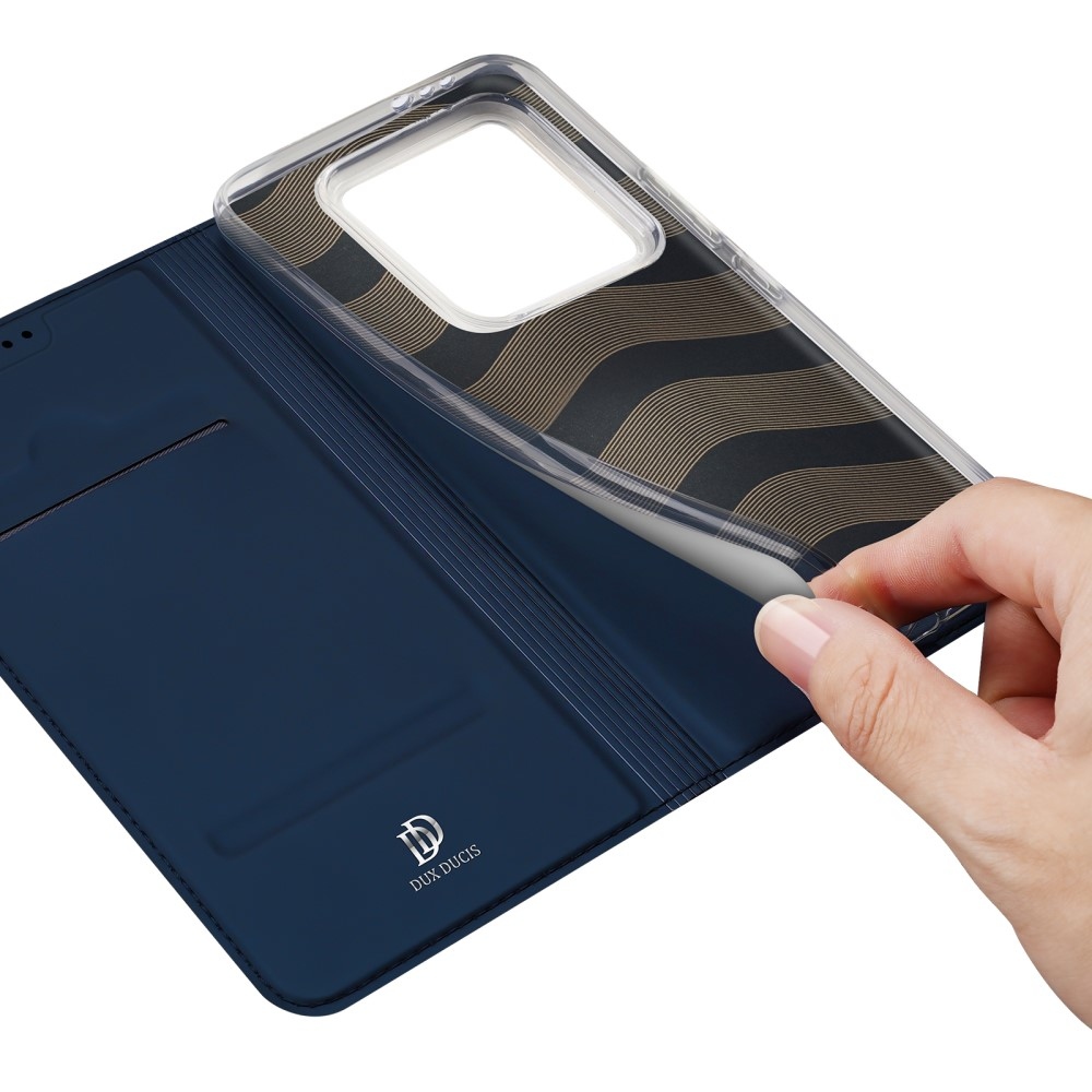 DUX könyvtáska Xiaomi 14T-hez - sötétkék