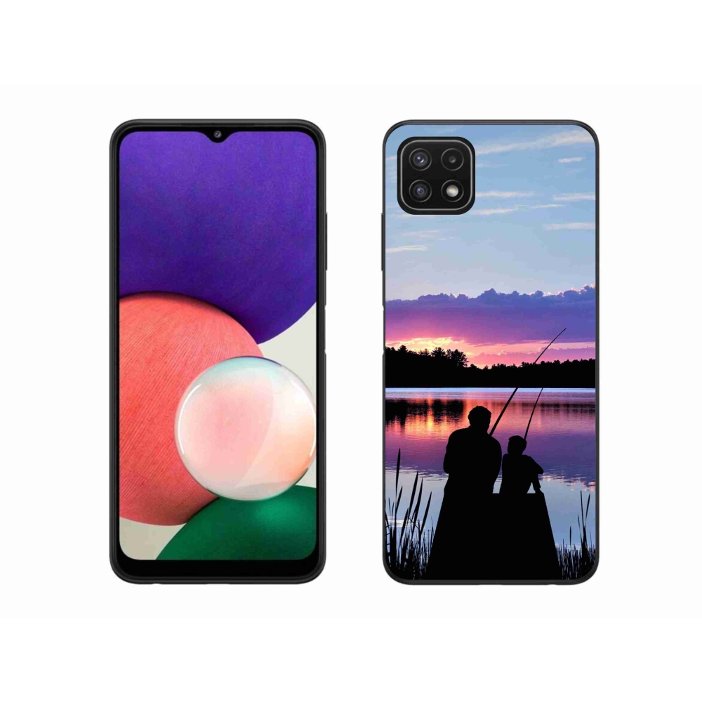 Gél védőburkolat mmCase Samsung Galaxy A22 5G - halászat 2