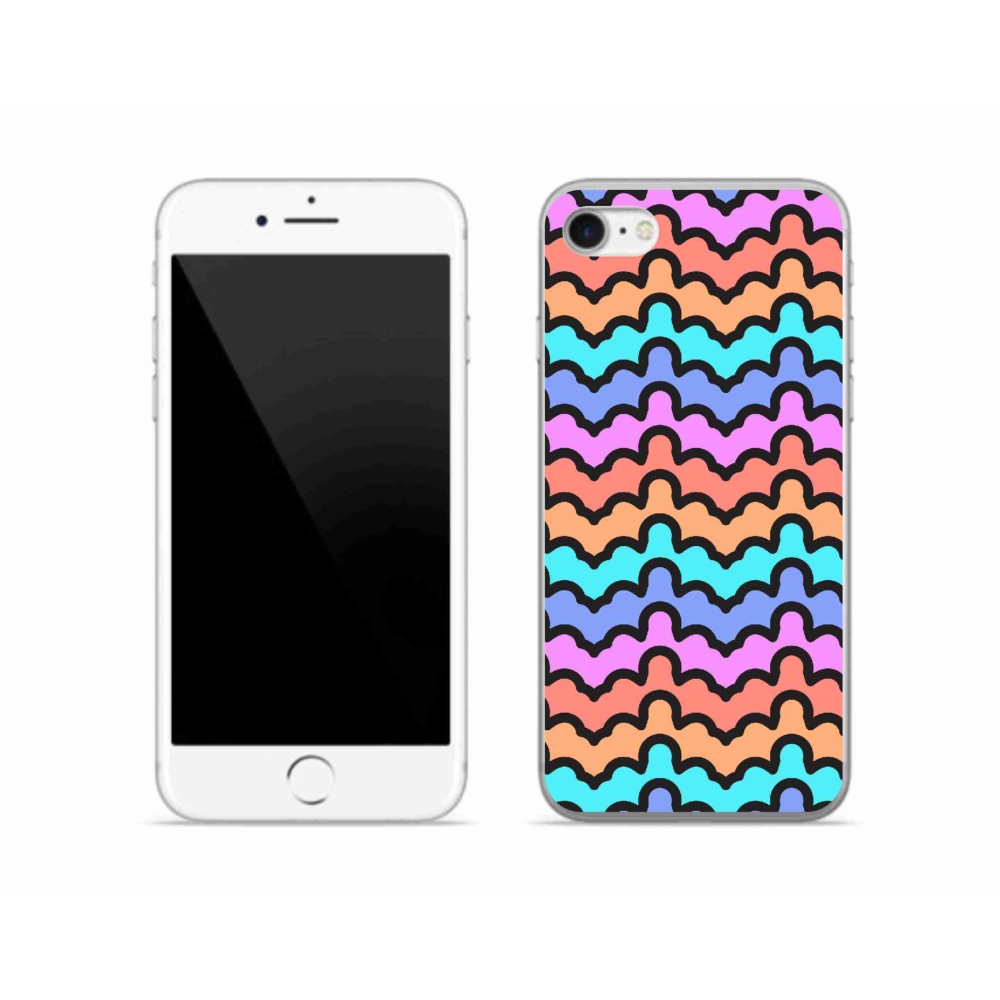 Zselés borítás mmCase iPhone SE (2020) - absztrakt motívum 30