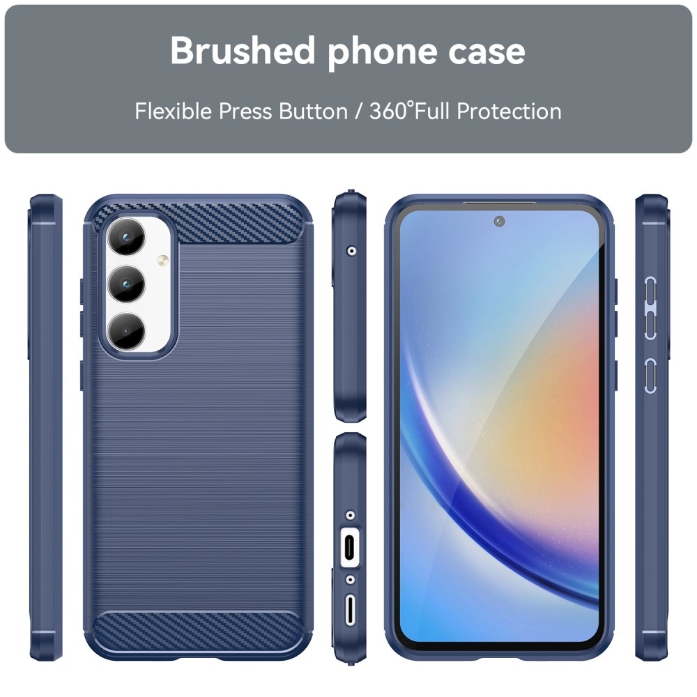 Szénálló zselés tok Samsung Galaxy A35 5G - kék