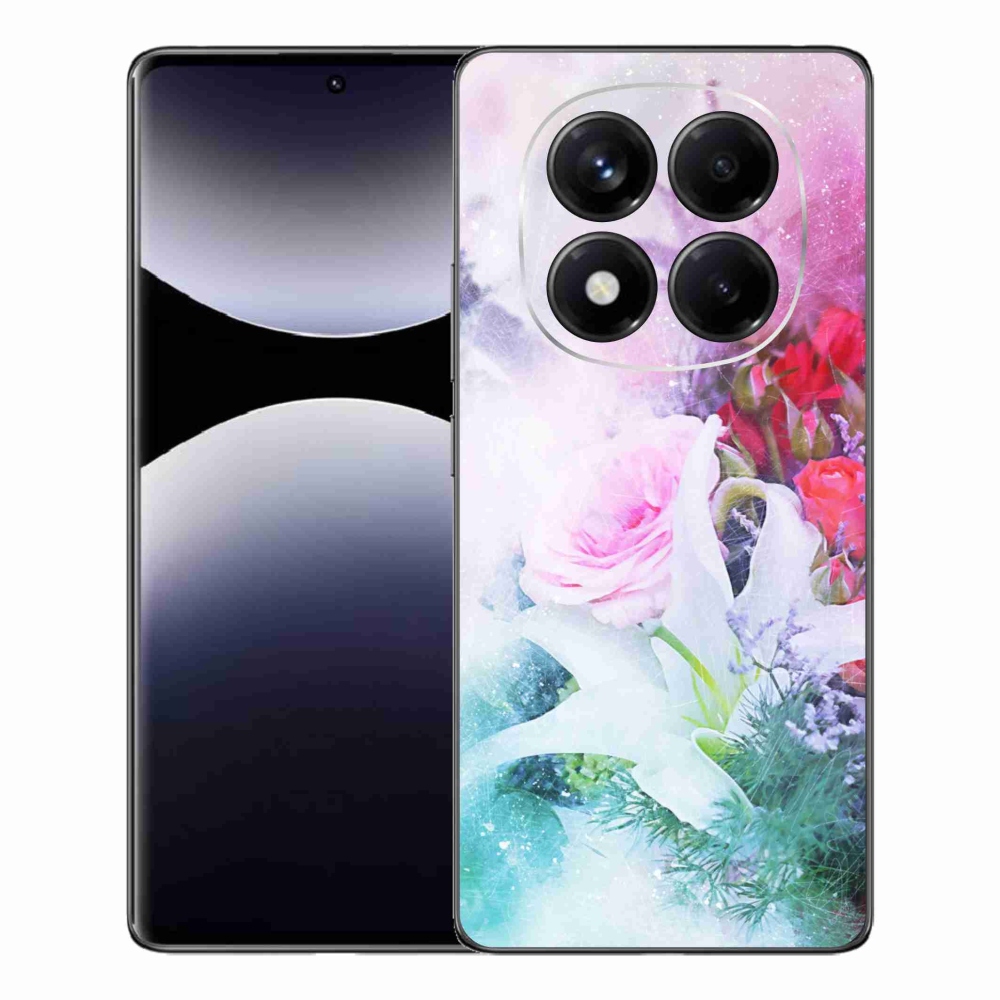 Gél borítás mmCase a Xiaomi Redmi Note 14 Pro számára - virágok 4