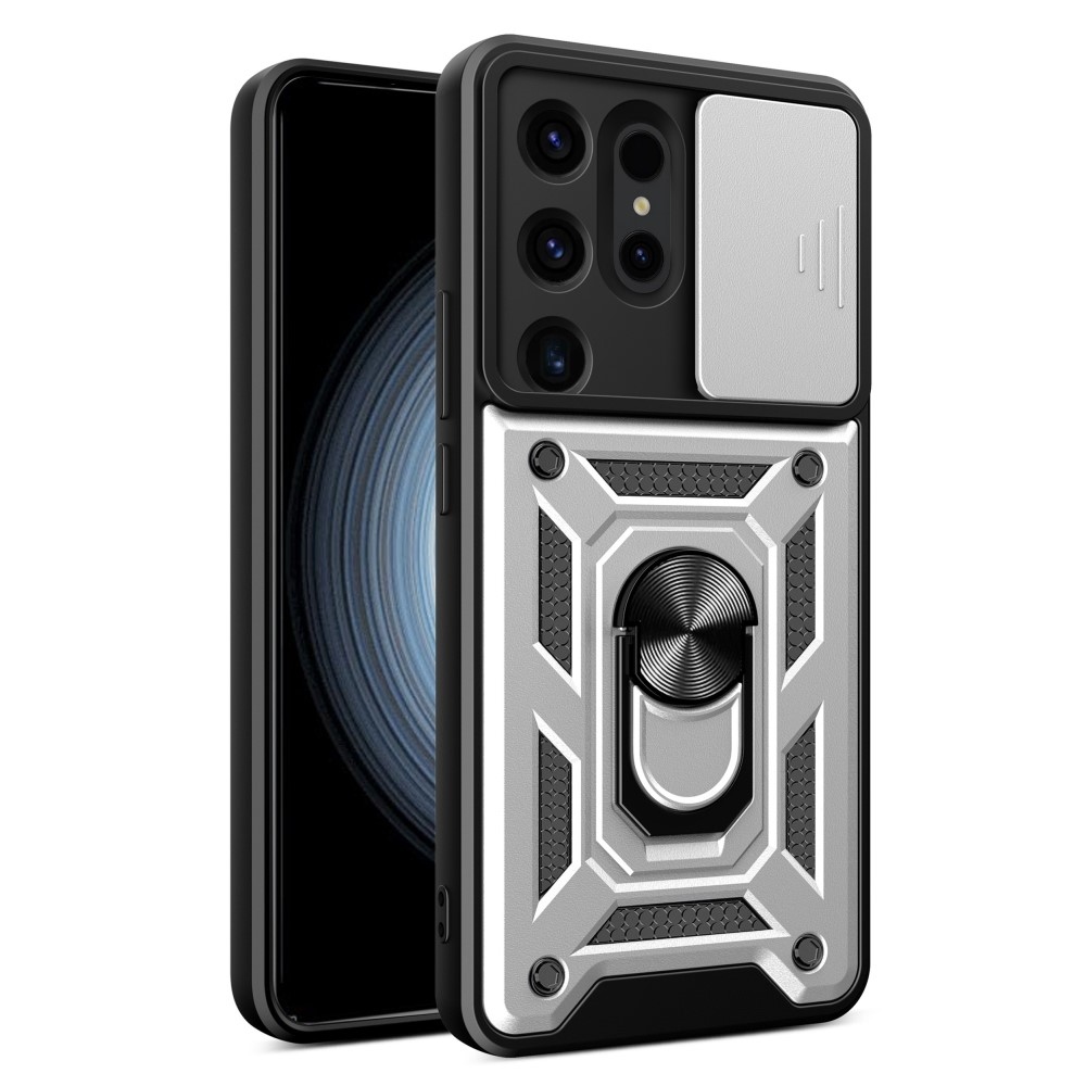 Csúszásálló borítás Samsung Galaxy S24 Ultra készülékhez - ezüst