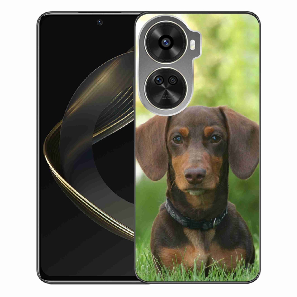 Gél tok mmCase a Huawei Nova 12 SE-hez - barna tacskó