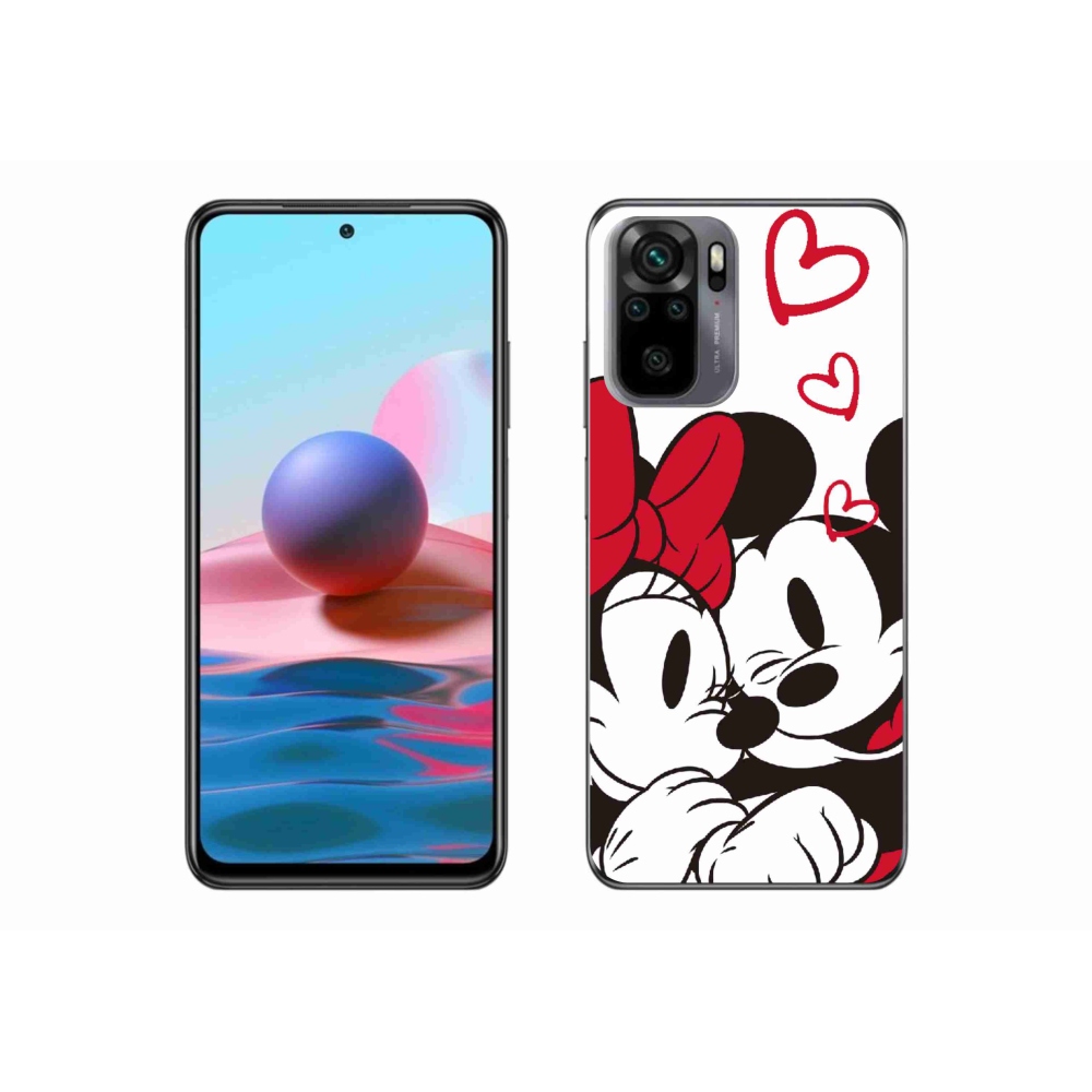 Gél borító mmCase a Xiaomi Redmi Note 10S-hez - minnie és mickey