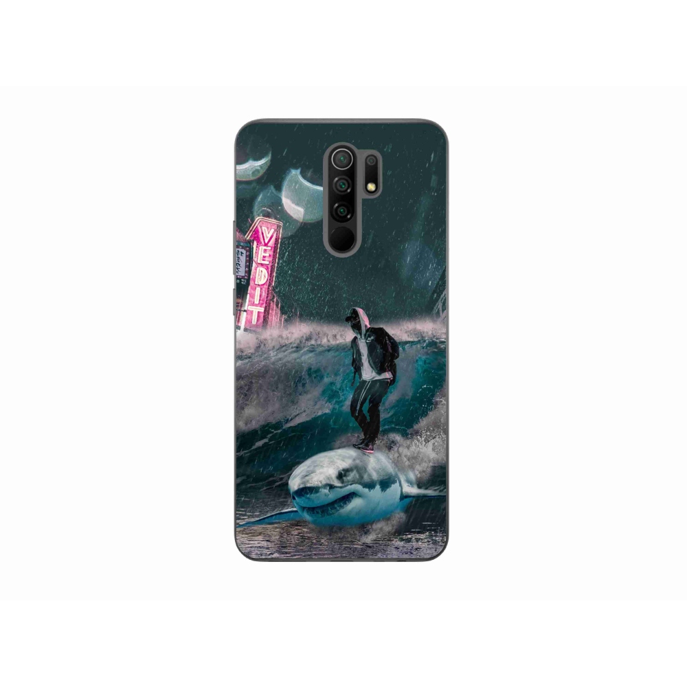 Gél borítás mmCase a Xiaomi Redmi 9-hez - cápa