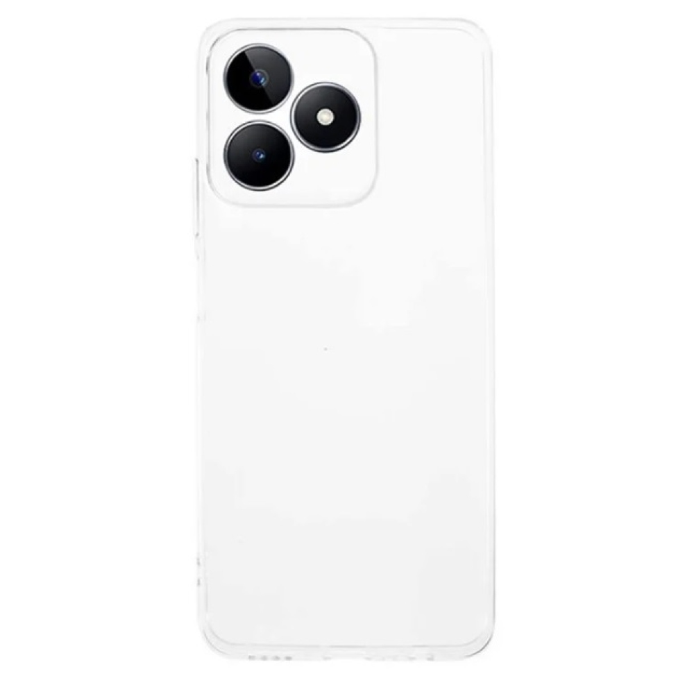 Átlátszó zselés tok a Realme Note 50 készülékhez - átlátszó