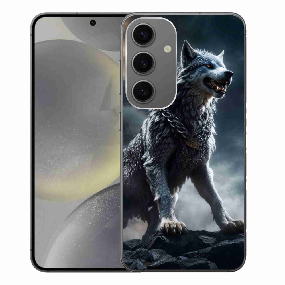 Gél védőhuzat mmCase Samsung Galaxy S24+ - farkas 1